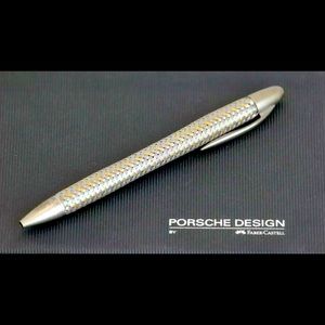 Porsche Design / Faber Castell  - 14 K Gold & Steel Tec Flex Ballpoint Pen (NEW)